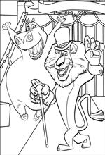 coloring page Madagascar 3